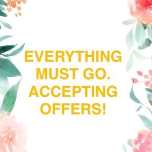 Moving sale! Everything must go! Accepting offers!